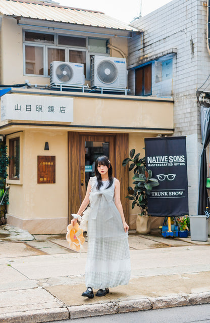 日系甜美格仔泡泡裙🤹🏻‍♀️🌼