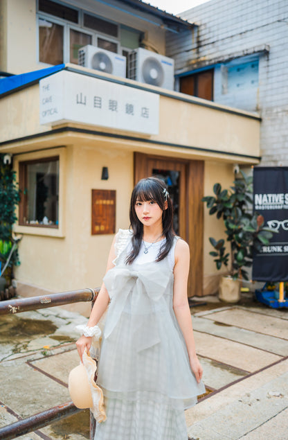日系甜美格仔泡泡裙🤹🏻‍♀️🌼