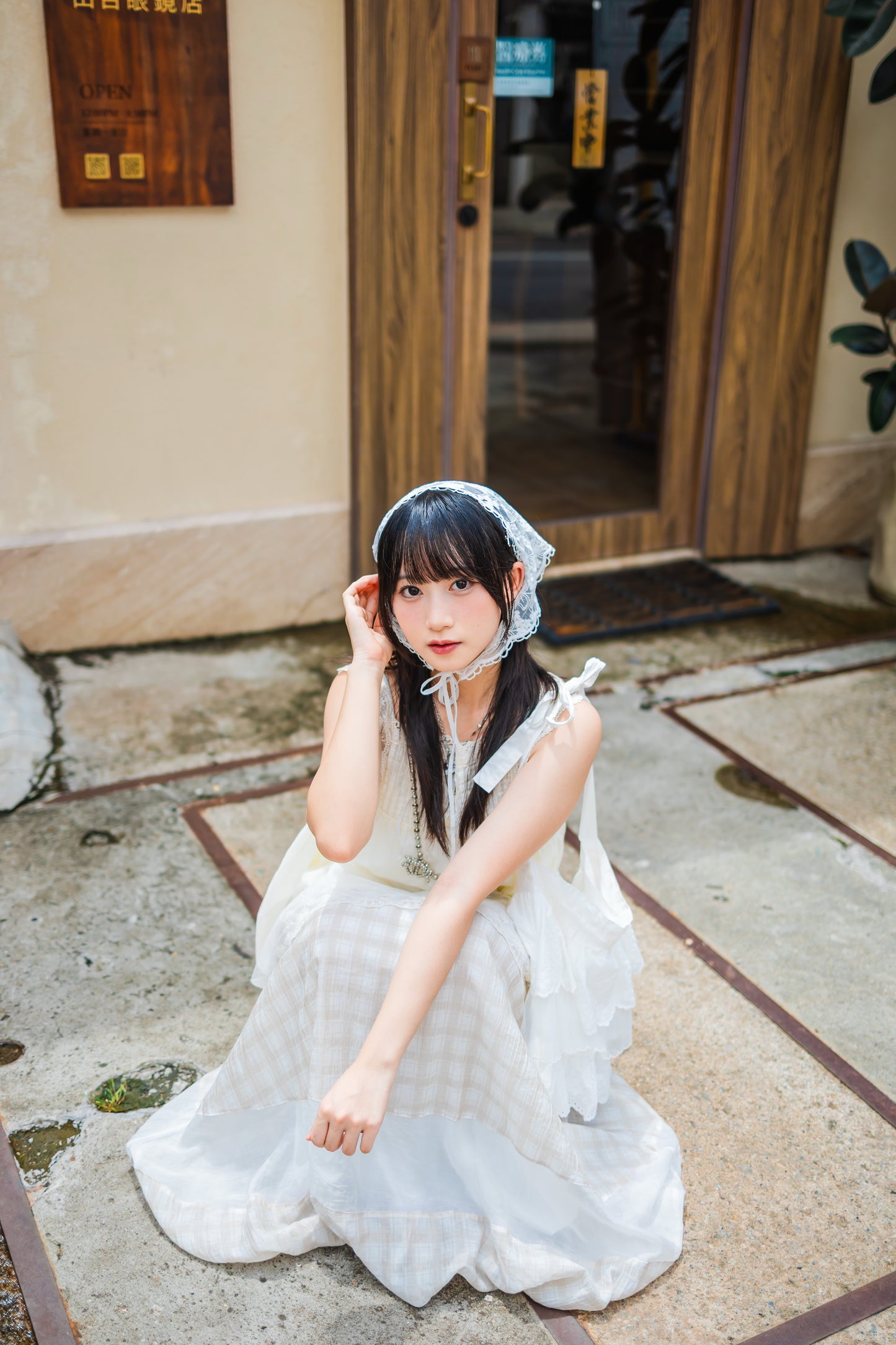 日系甜美泡泡裙-杏色🤹🏻‍♀️🌼