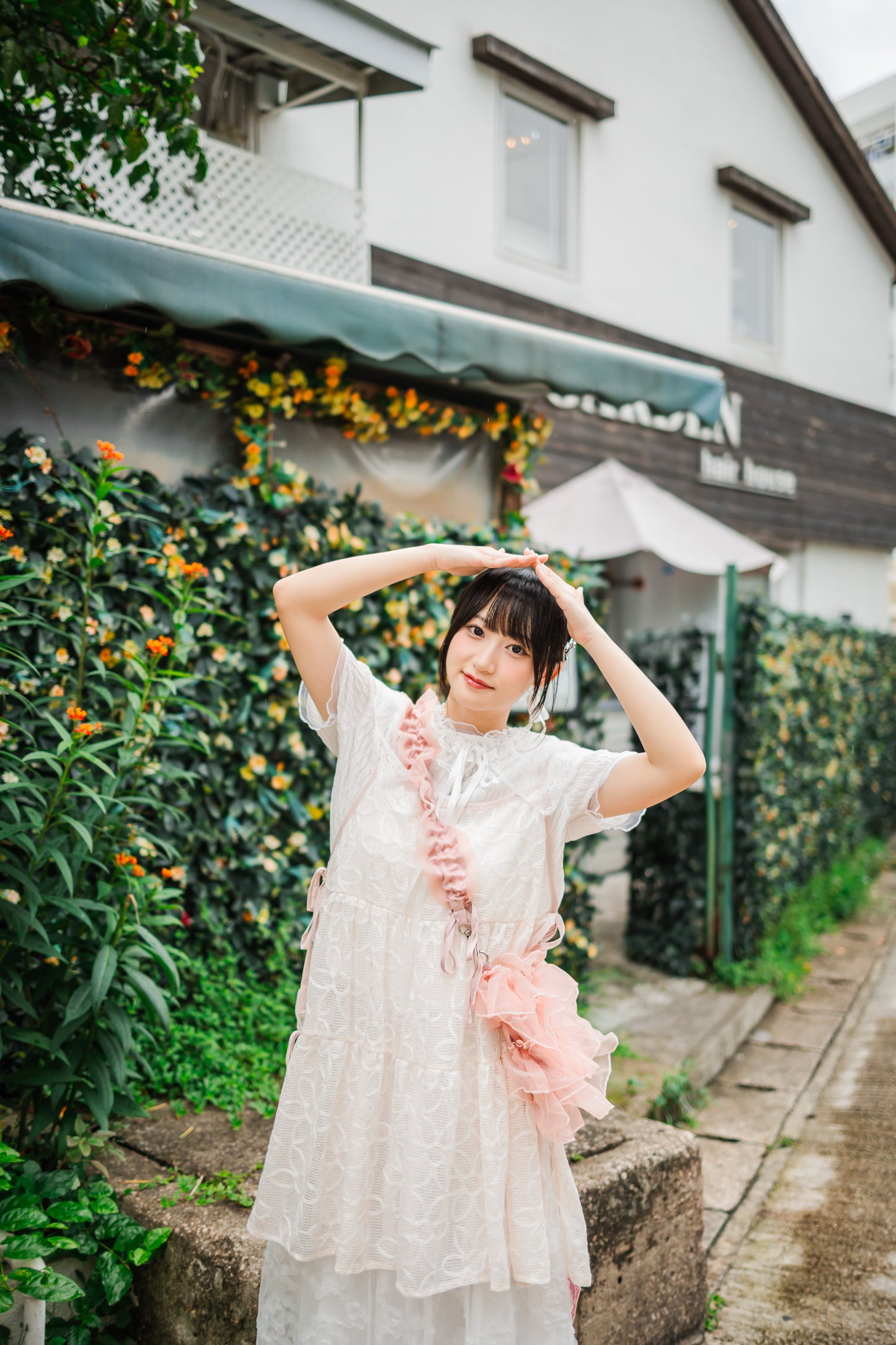 日系蓬蓬玫瑰花長裙🌸