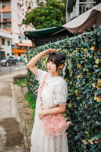 日系蓬蓬玫瑰花長裙🌸