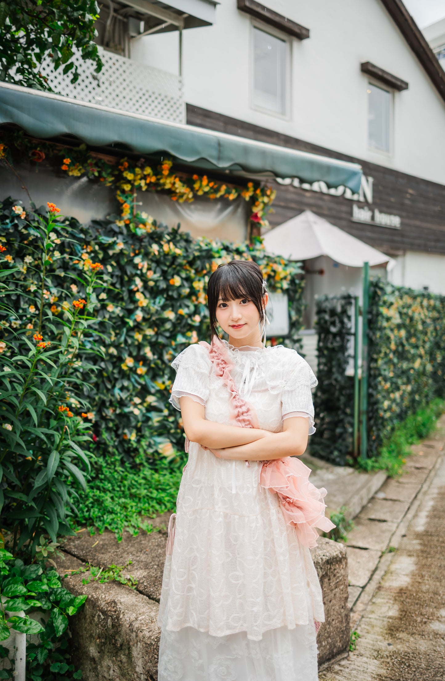 日系蓬蓬玫瑰花長裙🌸
