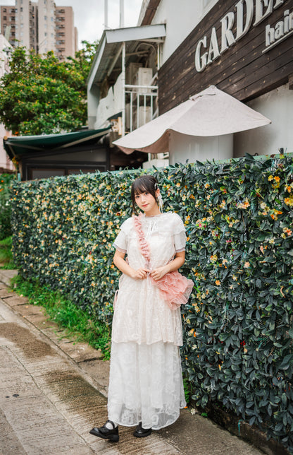 日系蓬蓬玫瑰花長裙🌸