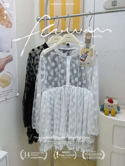 日系花花長裙套裝🩶