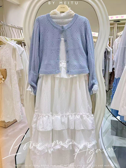 軟糯蛋糕長裙套裝🦋