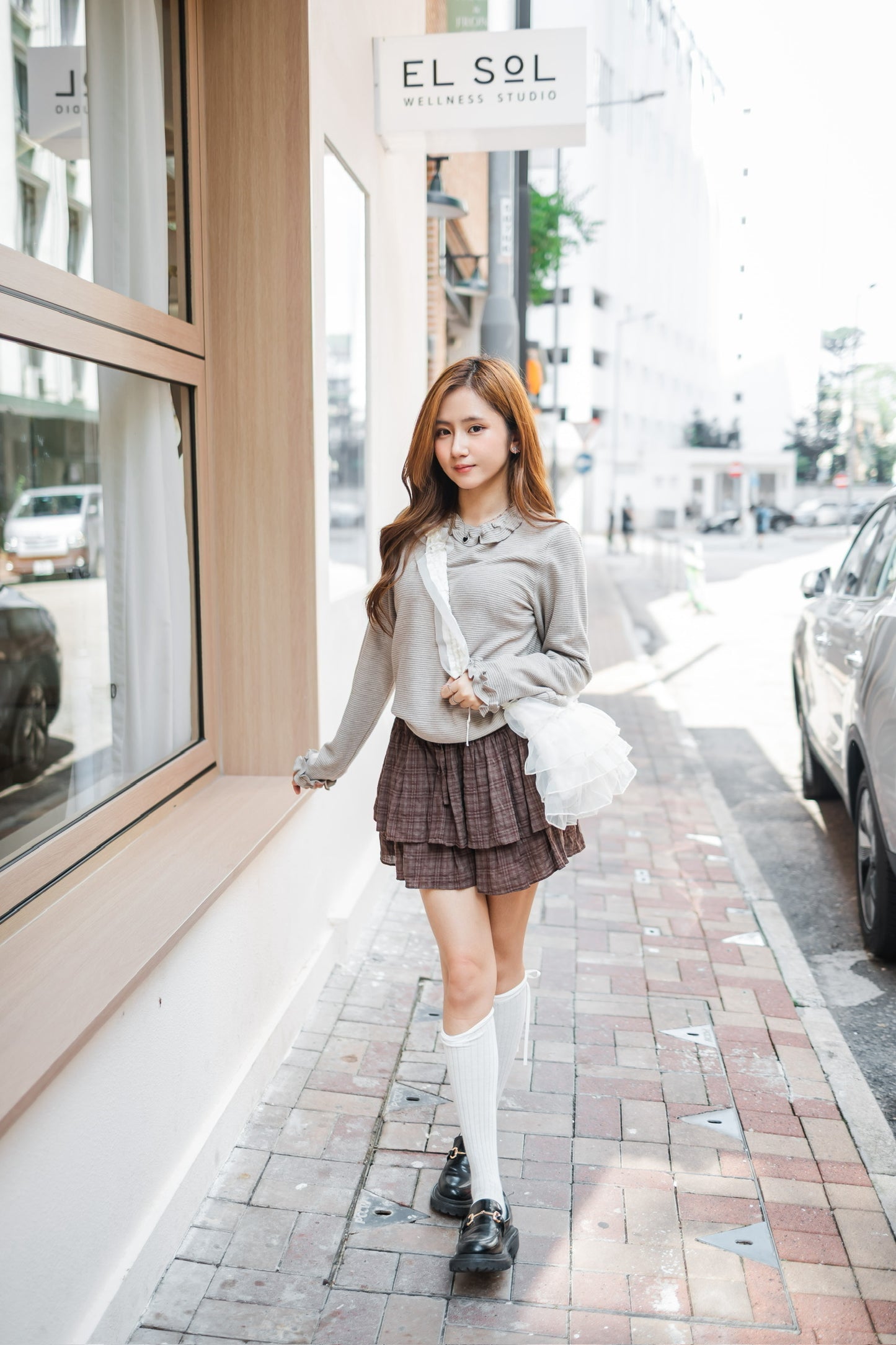 雙層可可蛋糕半身裙🍩✨