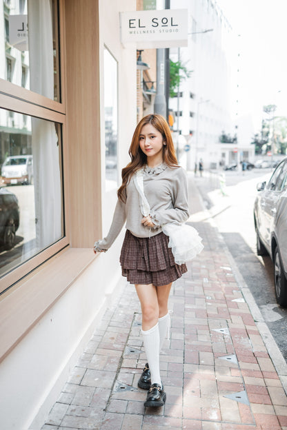 雙層可可蛋糕半身裙🍩✨