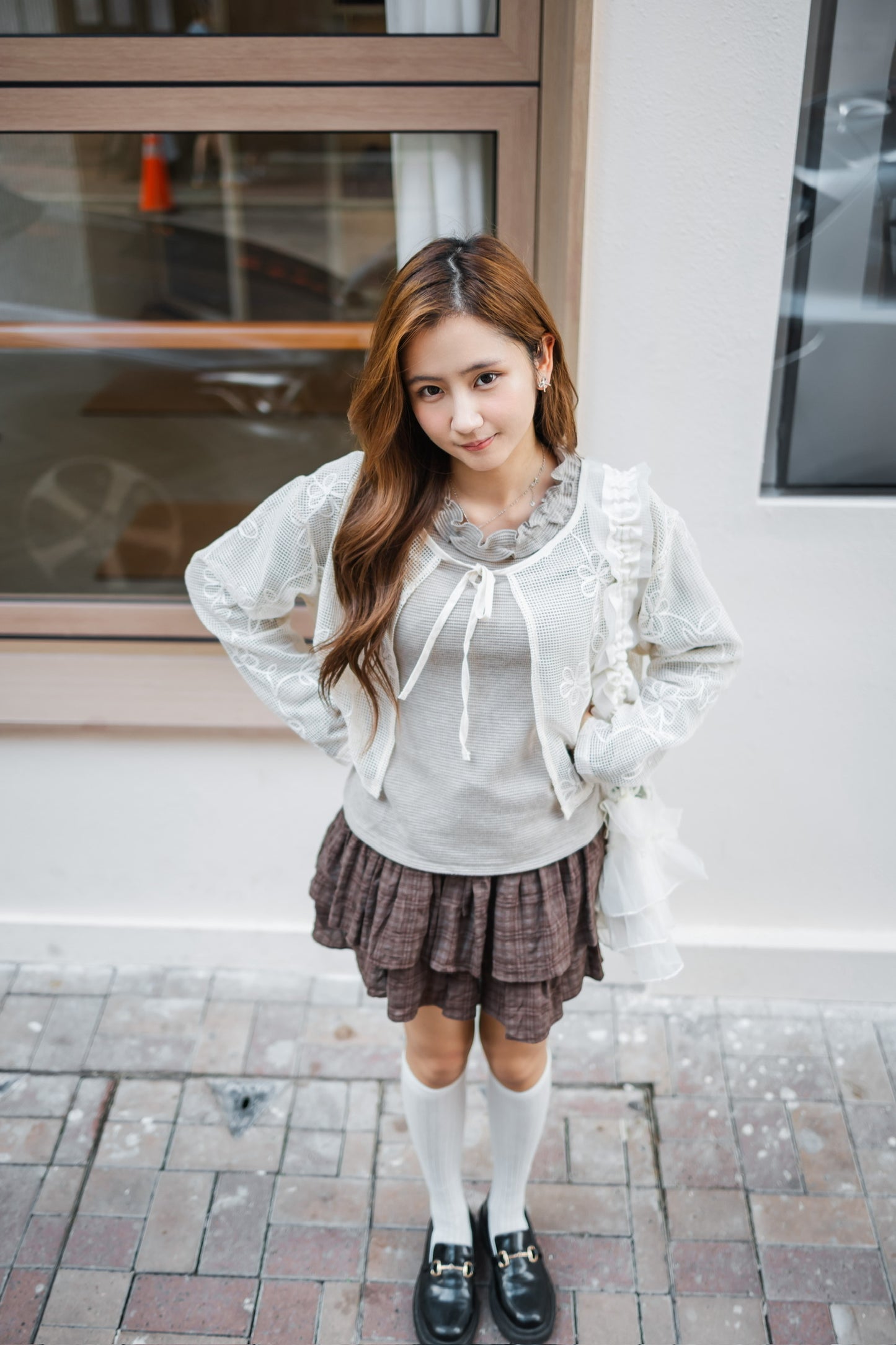 雙層可可蛋糕半身裙🍩✨