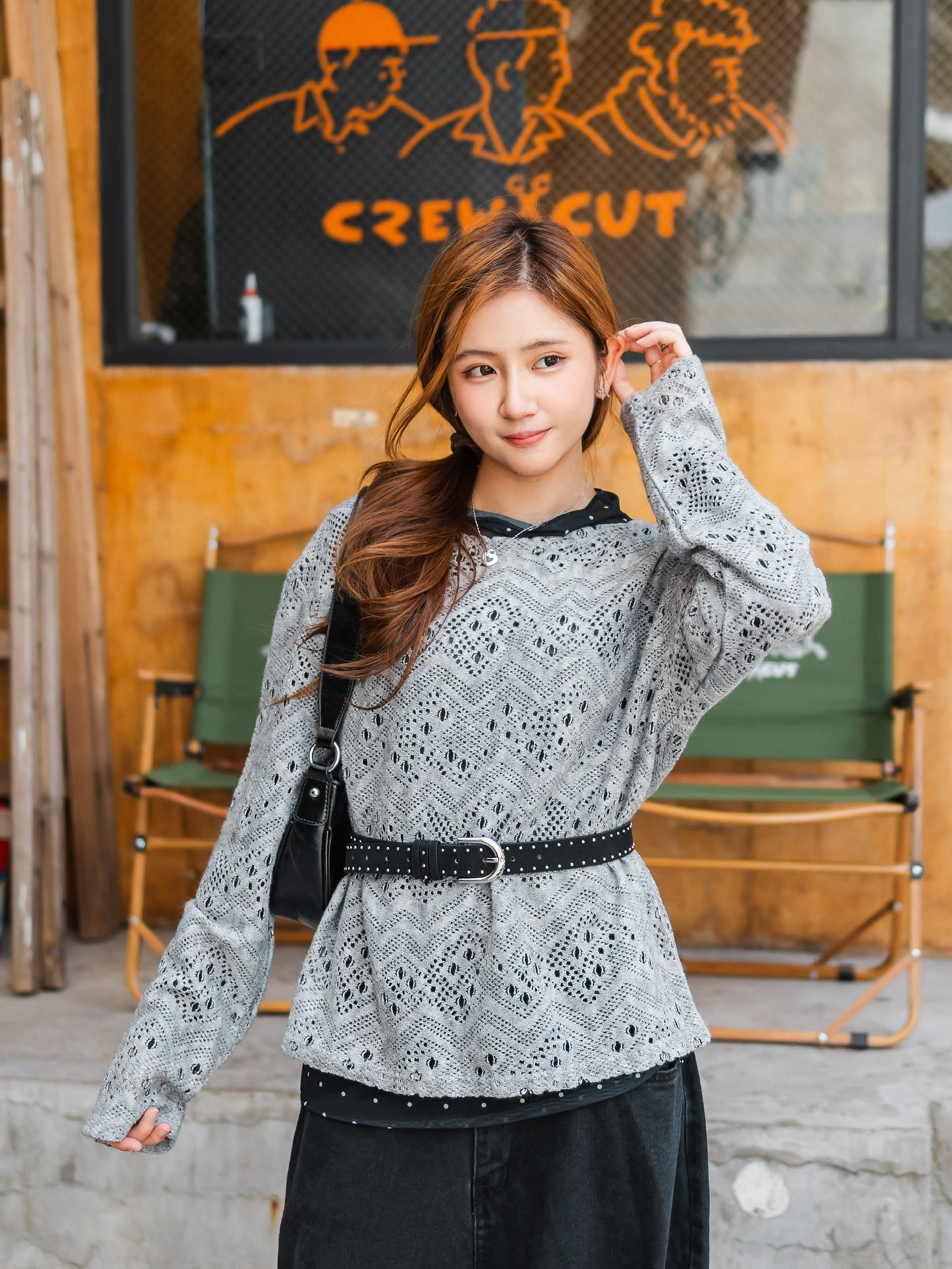 ⋆☕︎ ˖鏤空溫柔洞洞針織毛衣