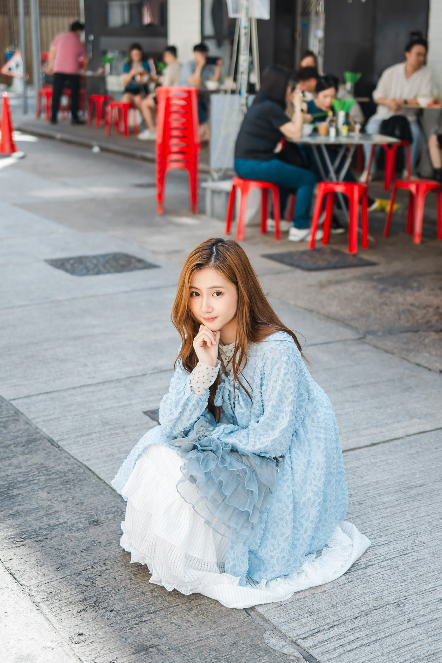 三色入🧚🏻‍♀️✨吊帶蛋糕連身長裙