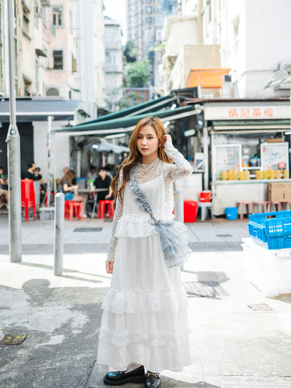 三色入🧚🏻‍♀️✨吊帶蛋糕連身長裙