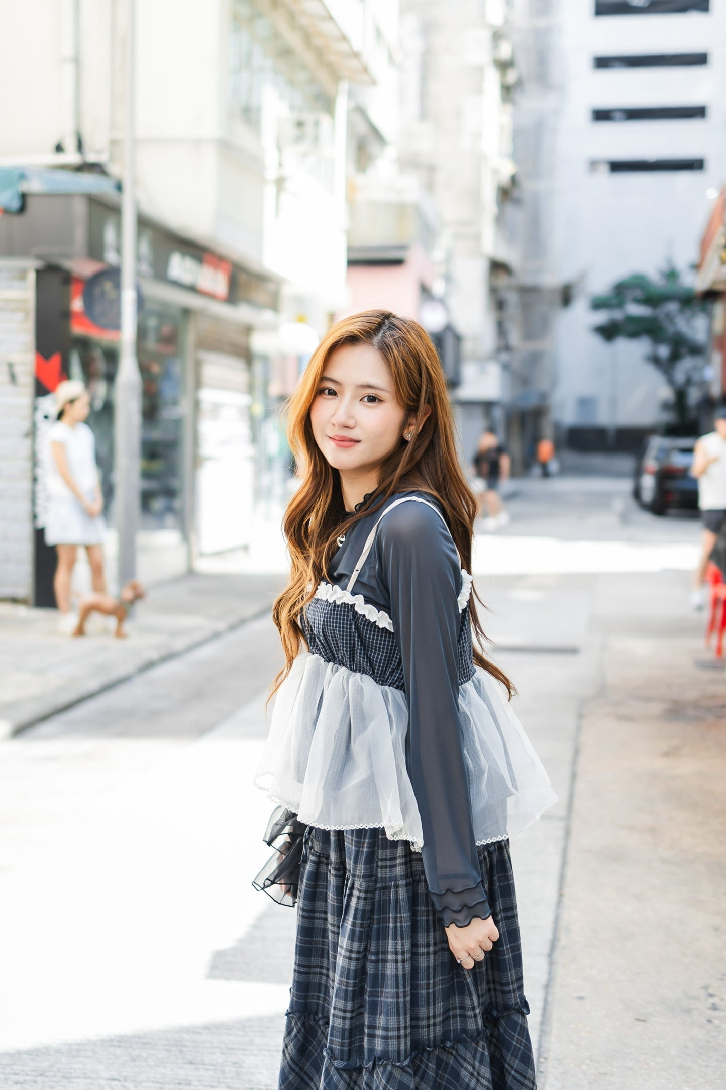 日系莎莎Ruffle背心馬甲✨