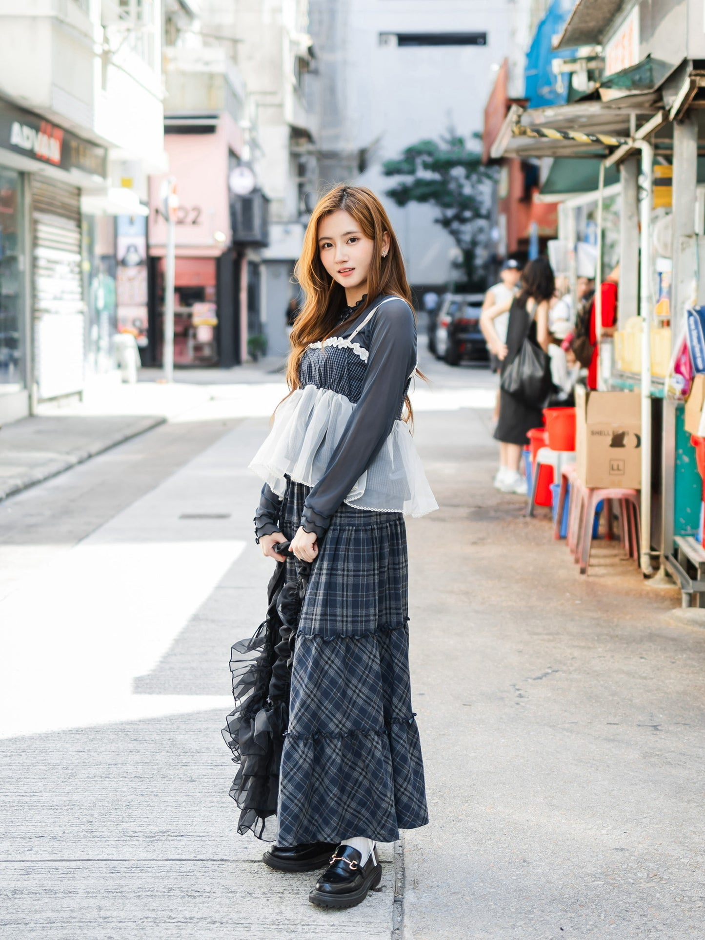 日系莎莎Ruffle背心馬甲✨