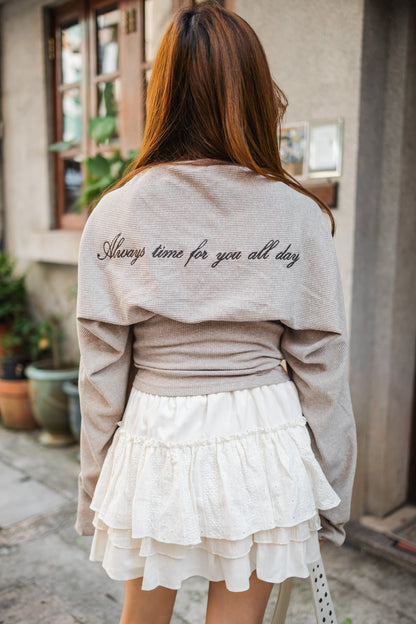 ☆迷你logo背心外套Set - Pink☆