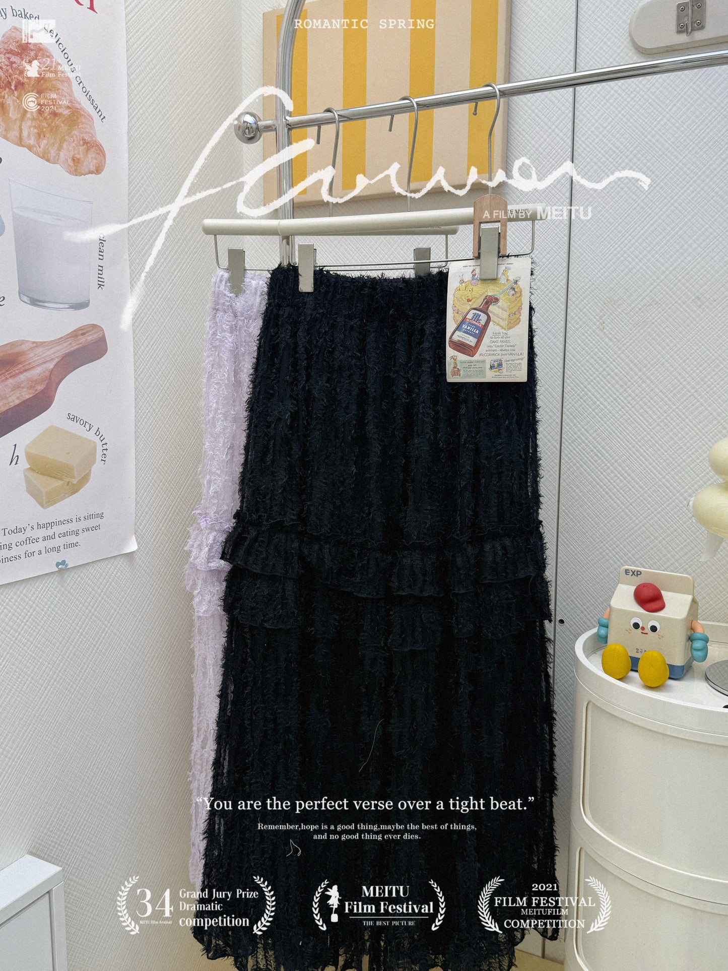 日係波點莎莎連身套裝👗