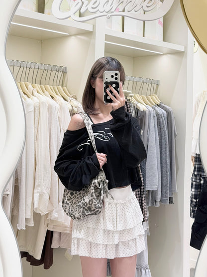 簡約百搭英文上衣套裝🫧