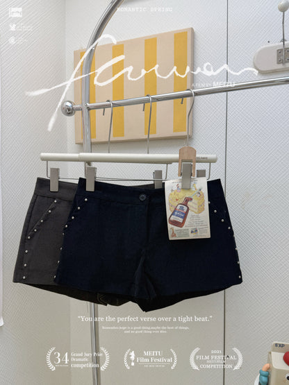 撞色翻領外套套裝🎧ྀི