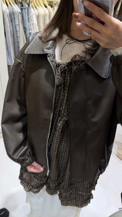 氣質皮質外套套裝🐻