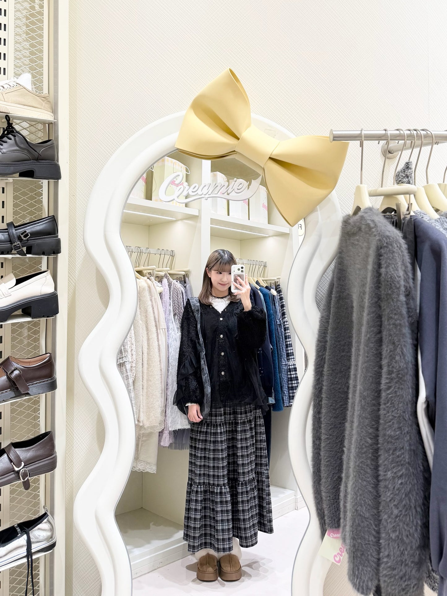 溫柔係拼接網紗開衫套裝🗻.°.