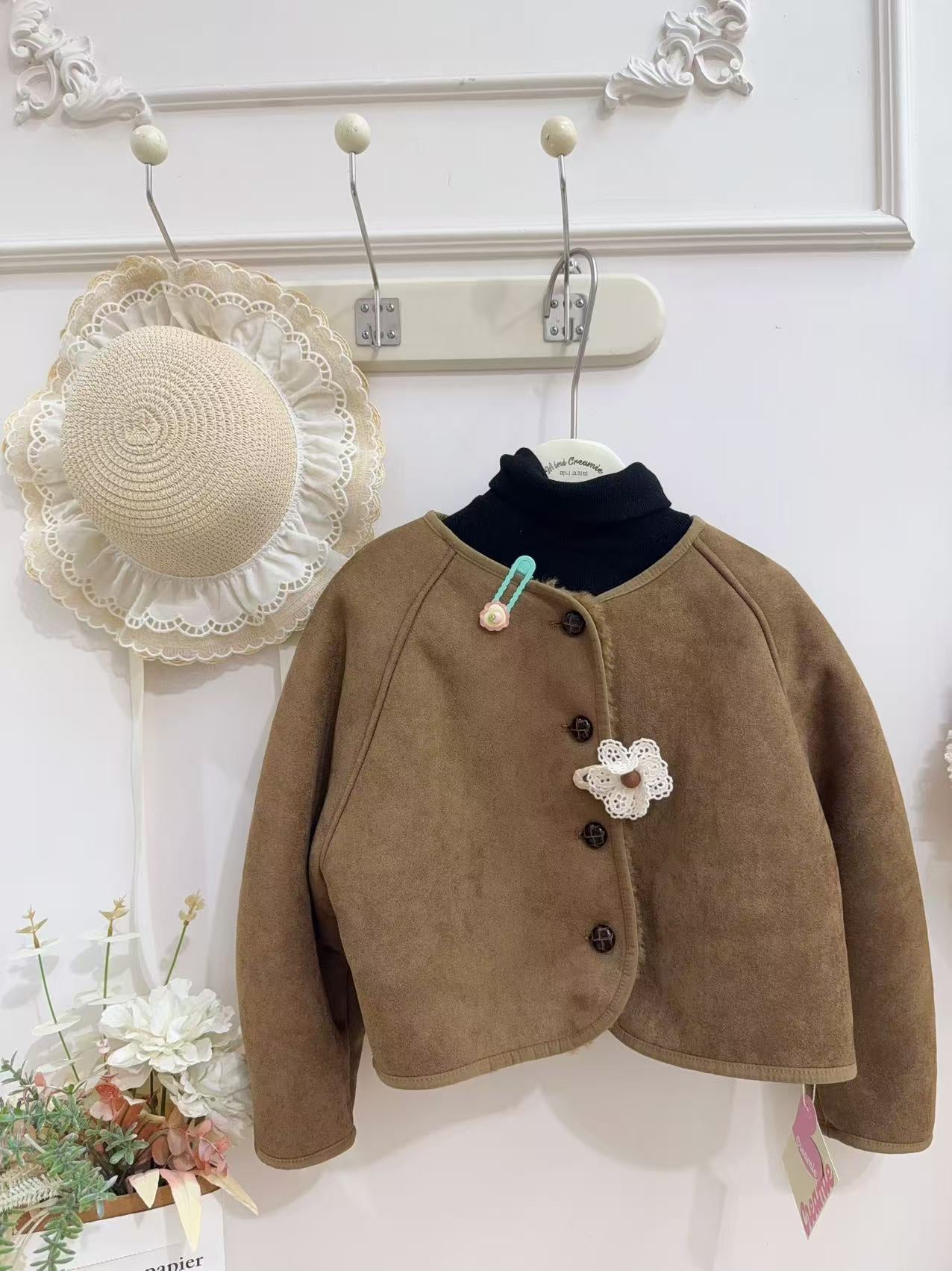 【冬季清倉☃️❄️】 翻皮加絨外套