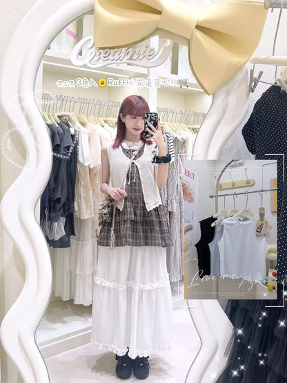 三色入🌼Ruffle花邊背心套裝