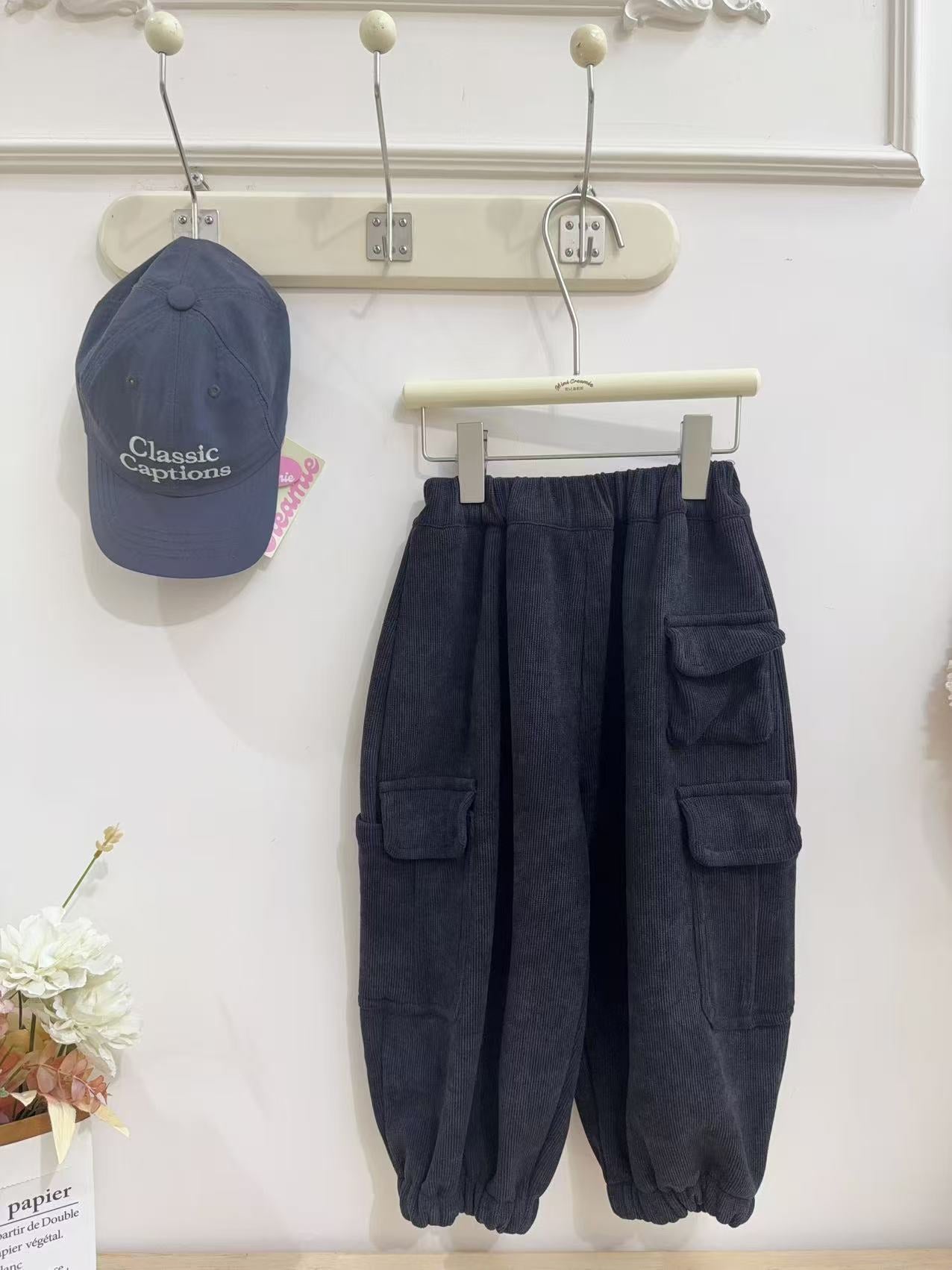 【冬季清倉☃️❄️】 鬆緊工裝長褲