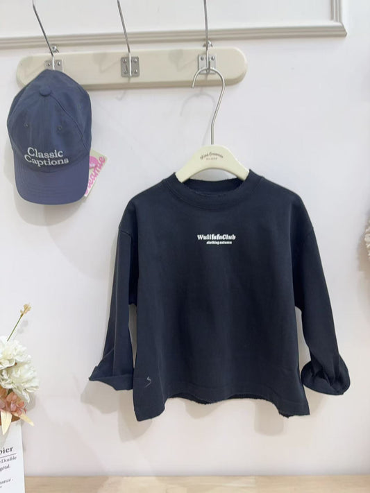 【冬季清倉☃️❄️】 淨色英文上衣