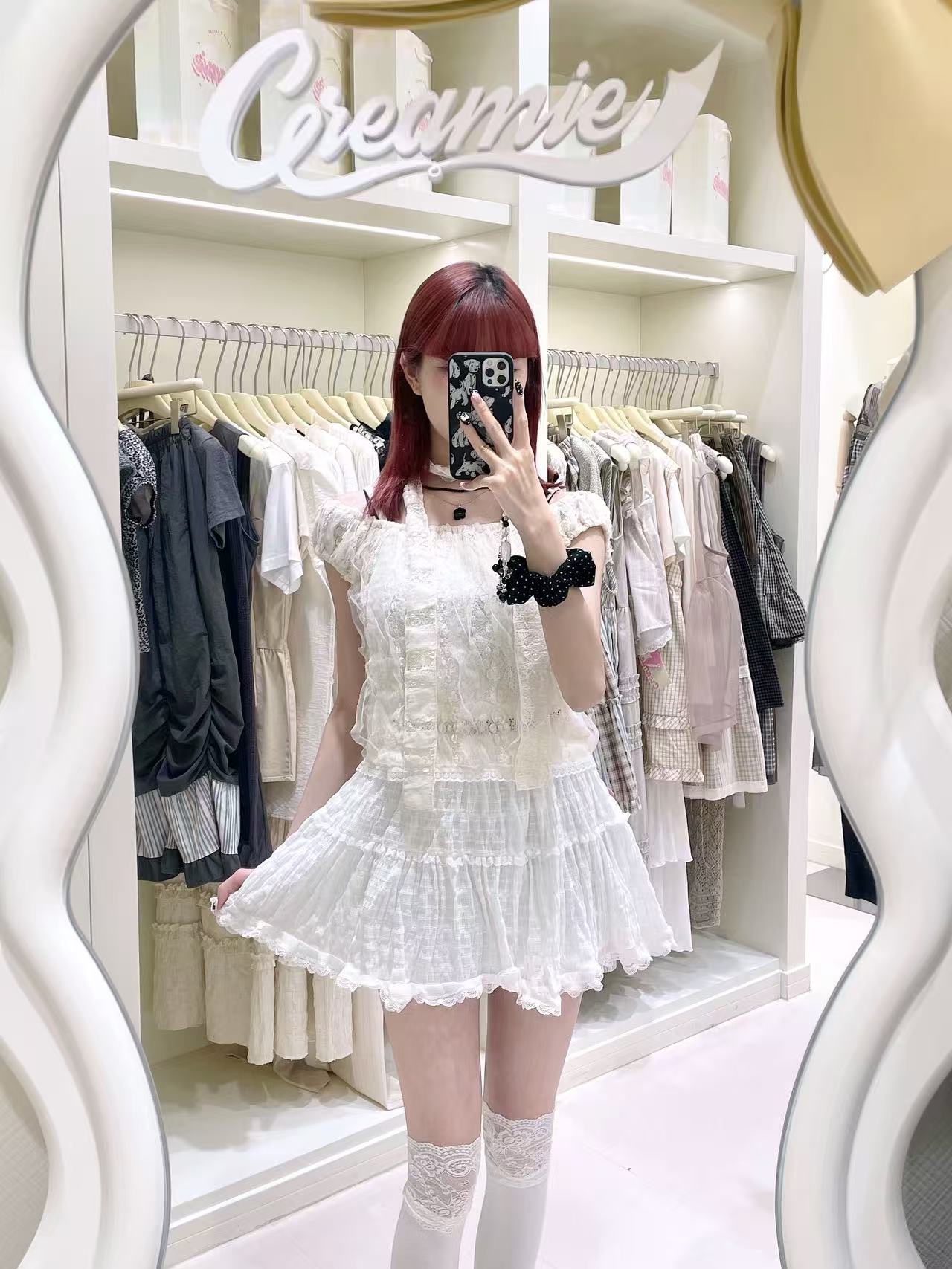 3色入！高質蕾絲掛頸襯衫🌸✨