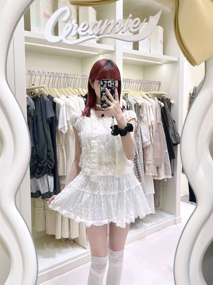 3色入！高質蕾絲掛頸襯衫🌸✨