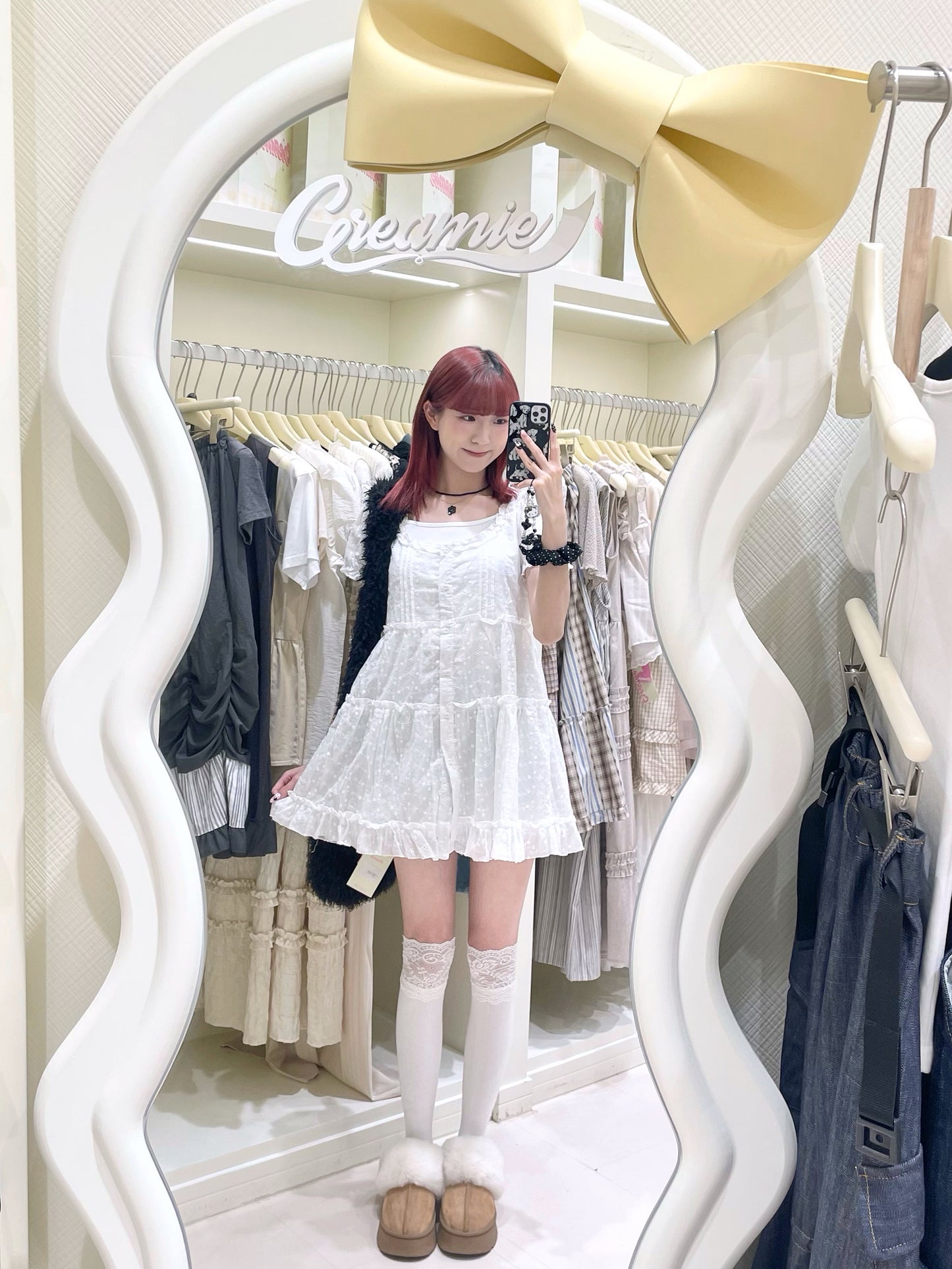 泡泡袖蕾絲OPS✨