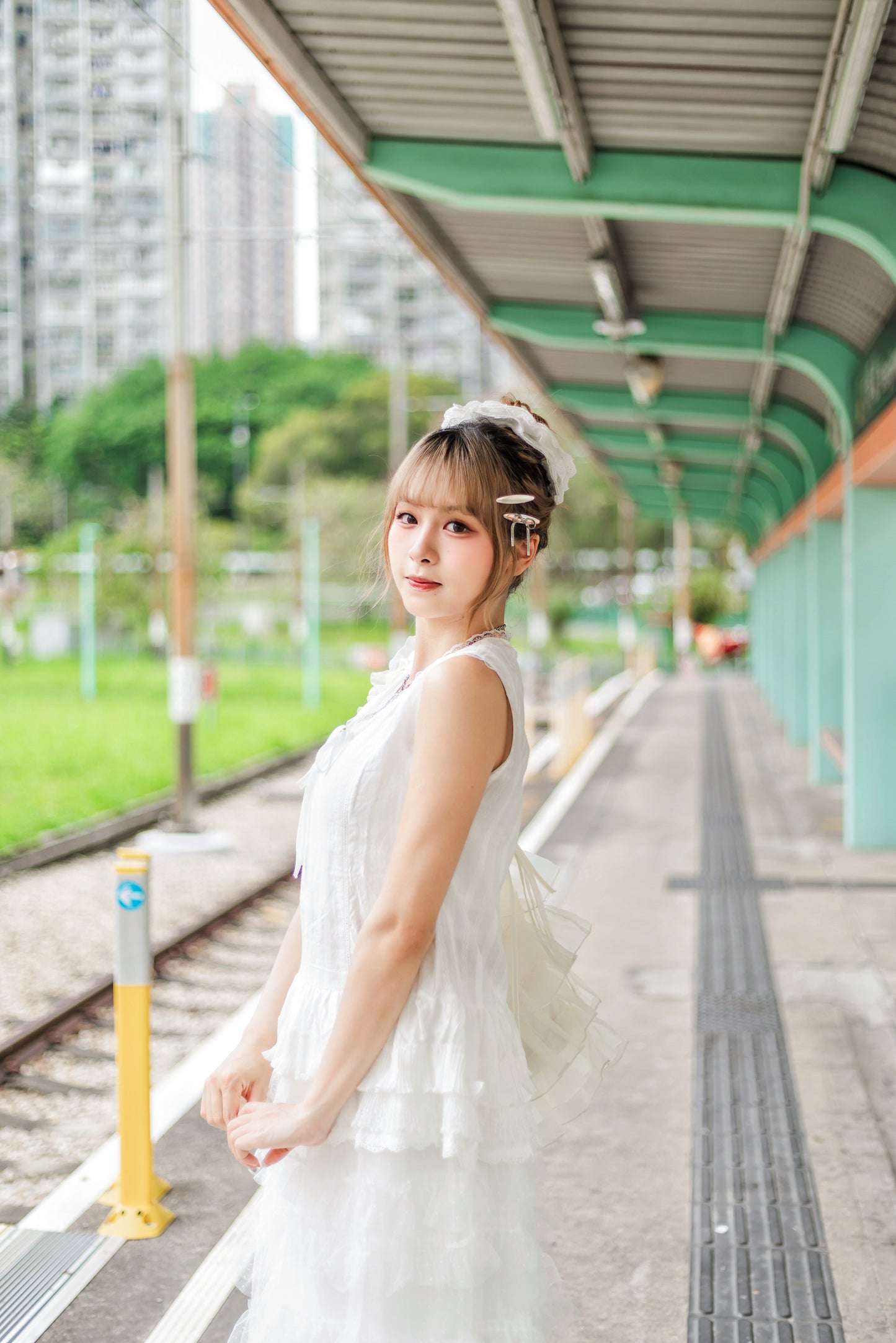 韓系蕾絲吊帶層次背心