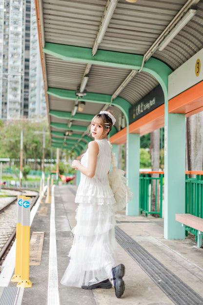 韓系蕾絲吊帶層次背心