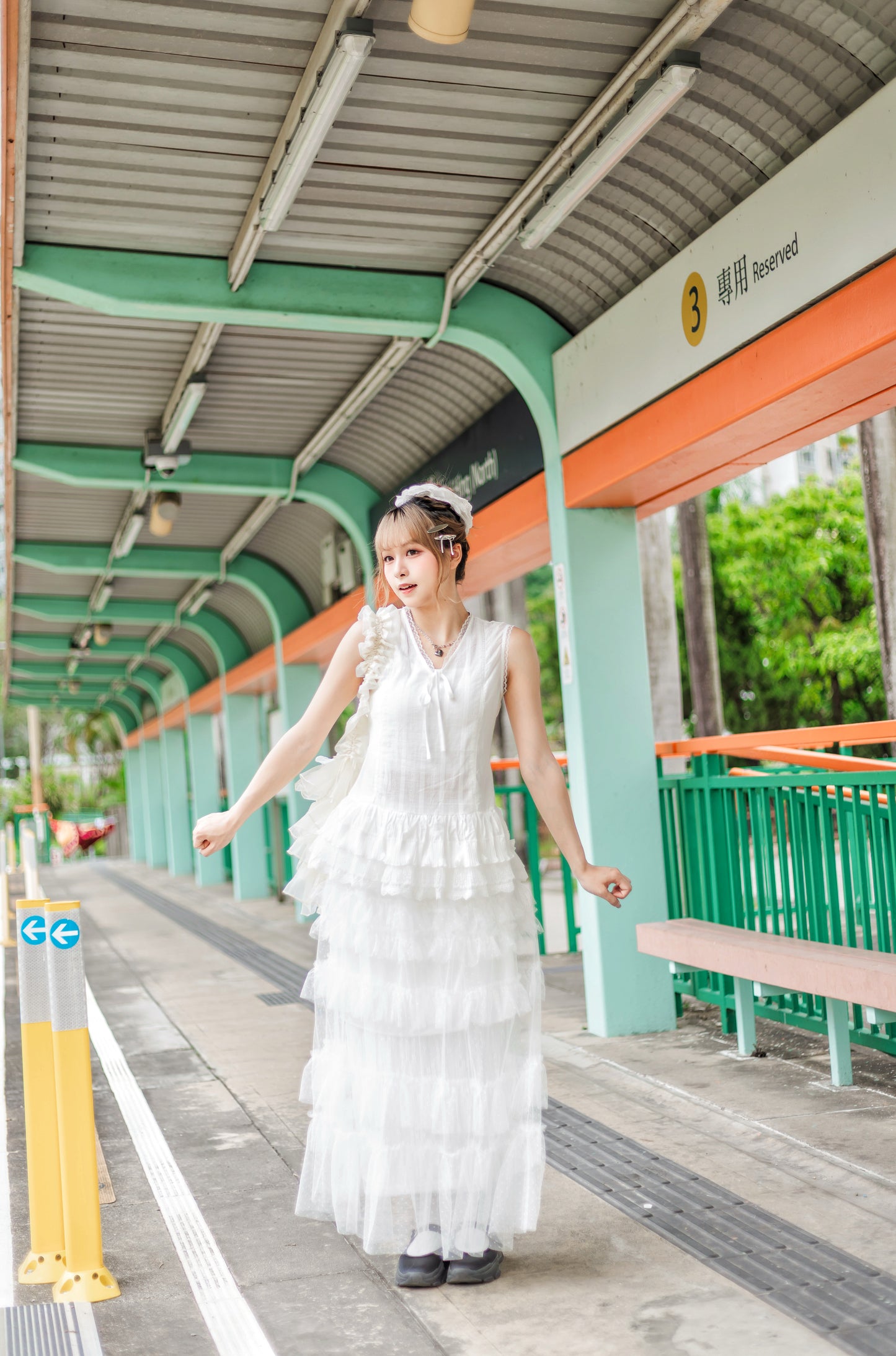 韓系蕾絲吊帶層次背心