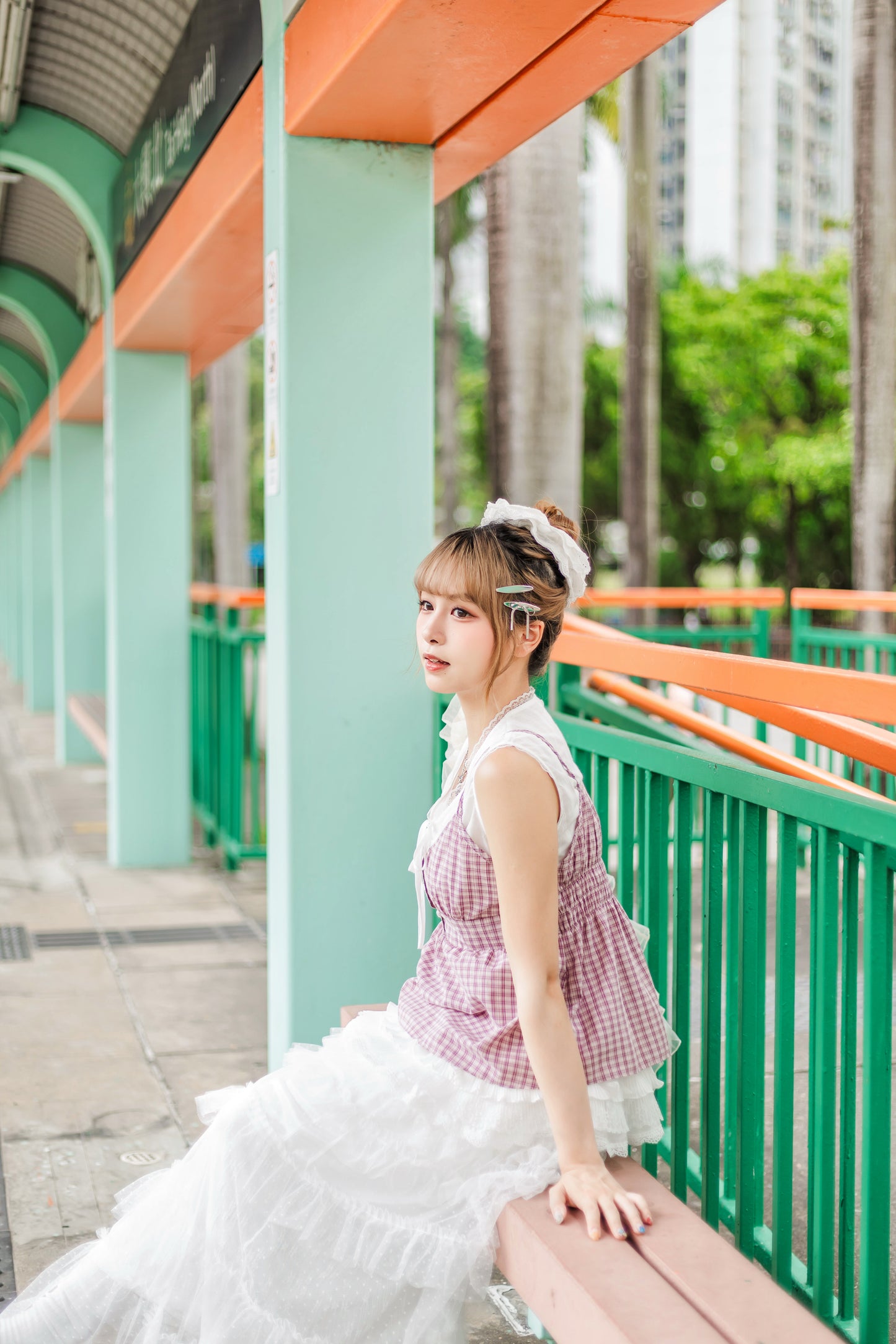 韓系蕾絲吊帶層次背心