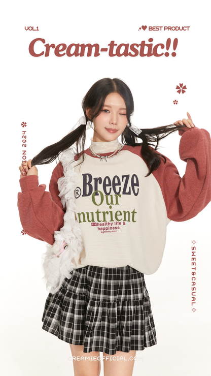 草莓麻糬色系🍓 - Breeze Print Hoddie