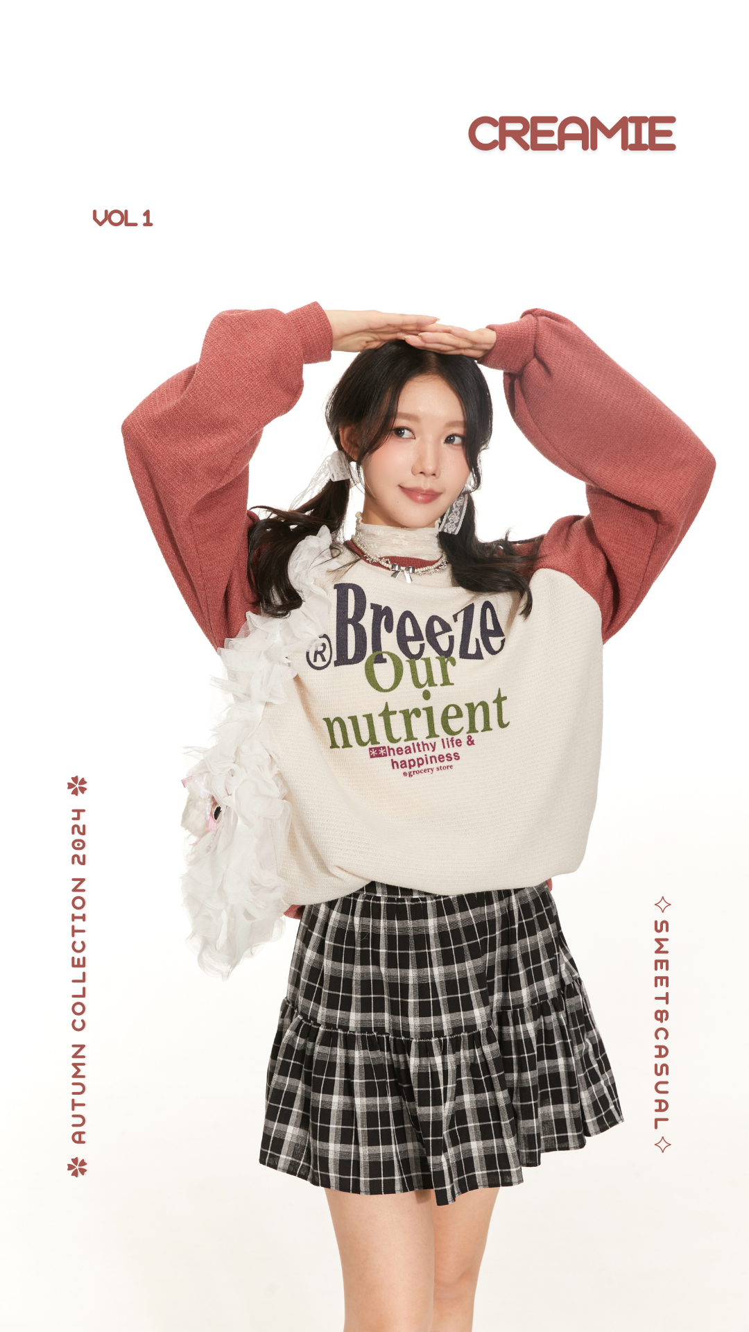 草莓麻糬色系🍓 - Breeze Print Hoddie