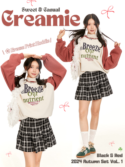 草莓麻糬色系🍓 - Breeze Print Hoddie