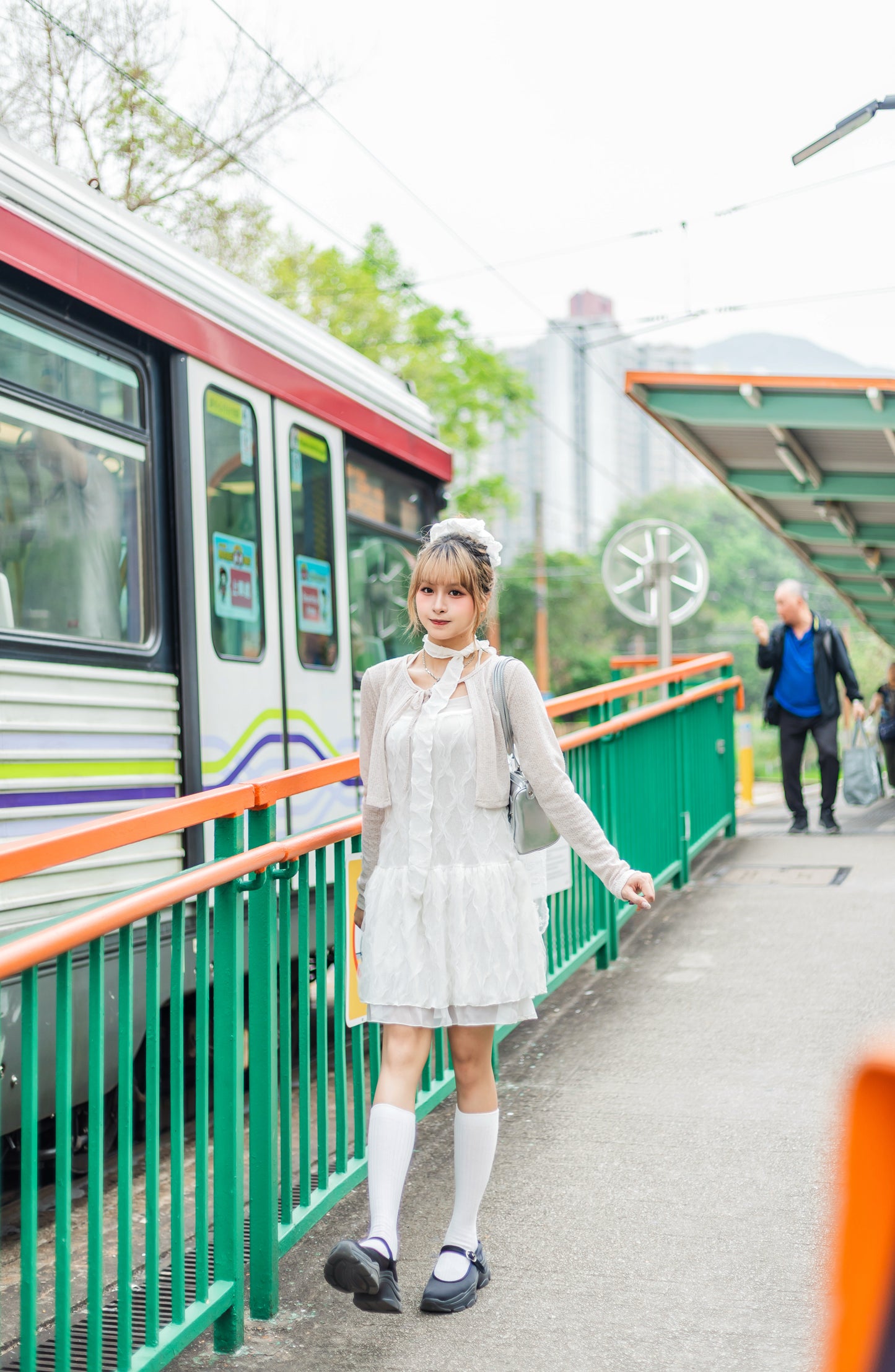 韓系綁帶外套連身套裝✨