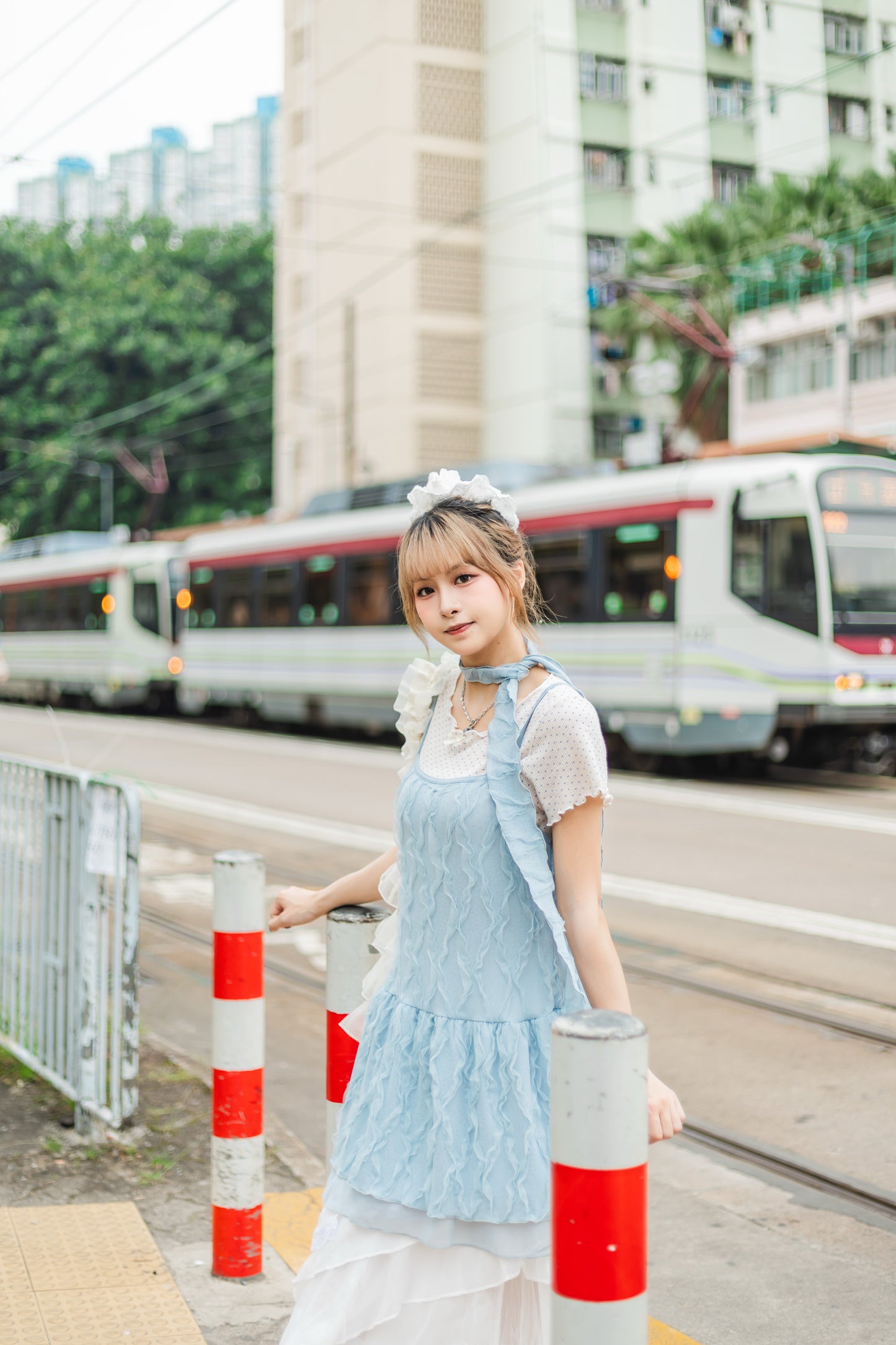 高質款🩵韓系蕾絲飄逸長裙✨