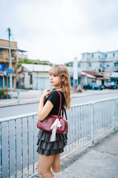 【🖤📸韓系街頭風】拼色掛頸上衣