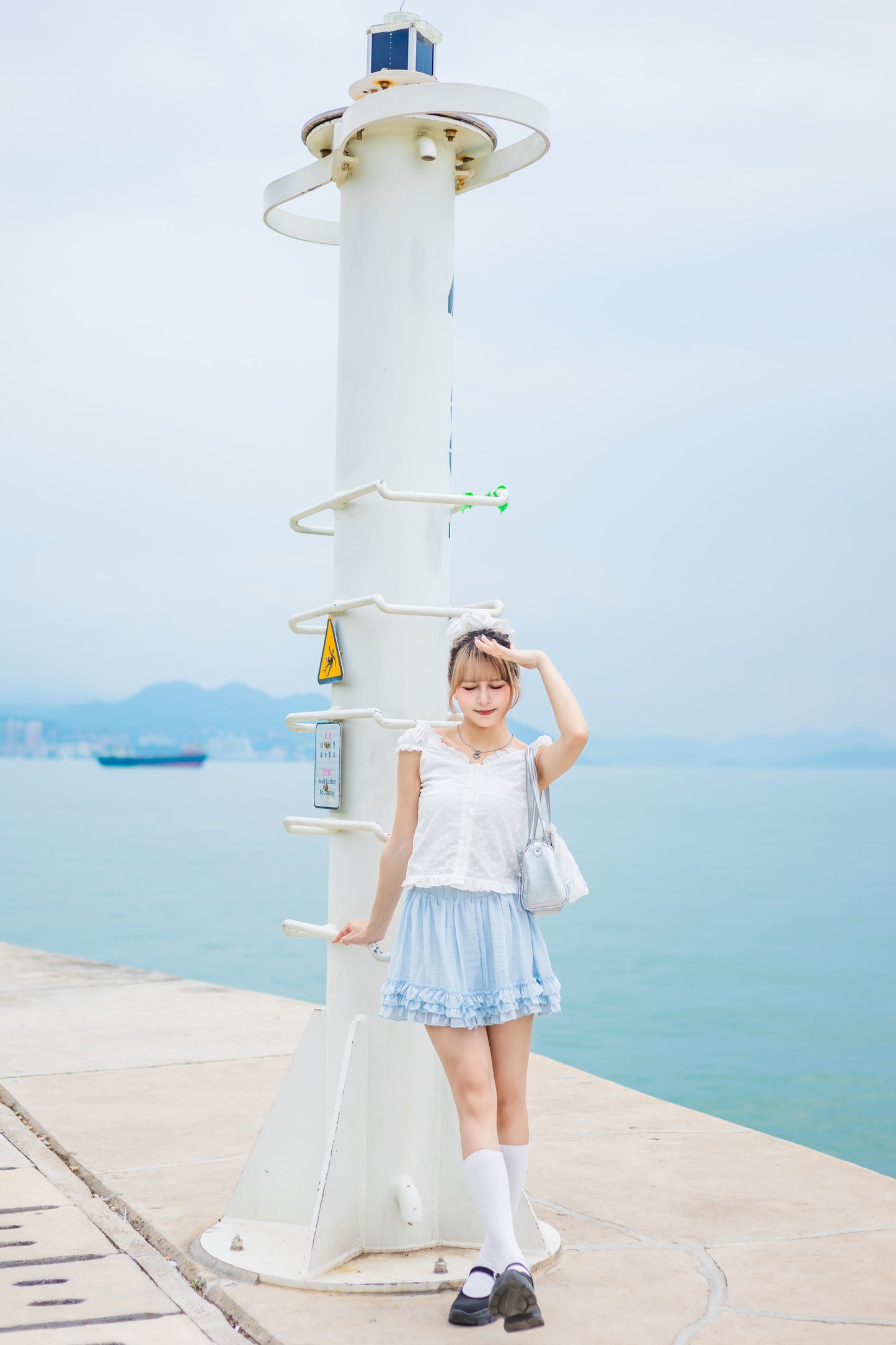 夏日Ruffle花邊橡筋短裙