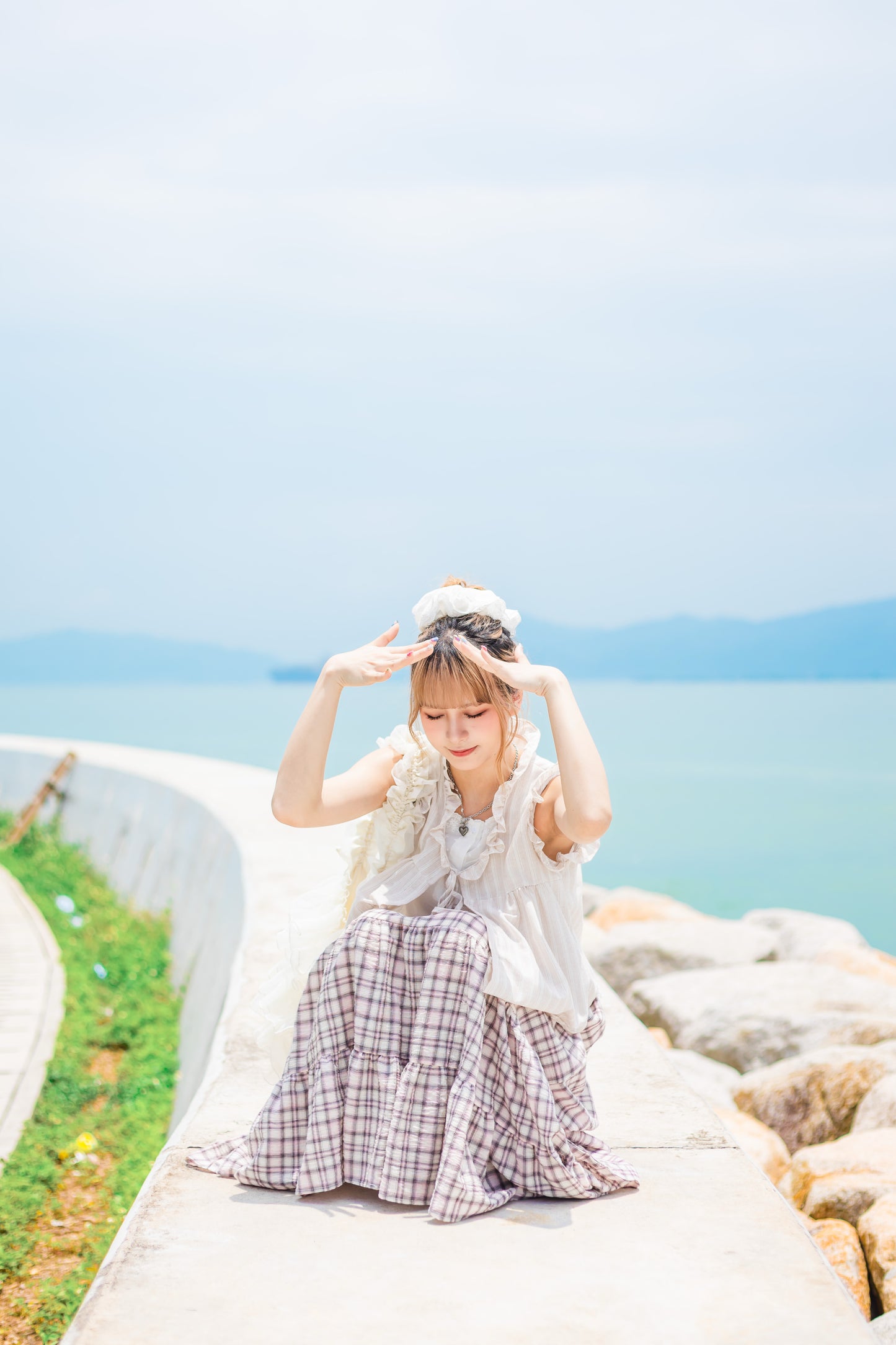 蕾絲拼接日系Ruffle上衣🌸✨