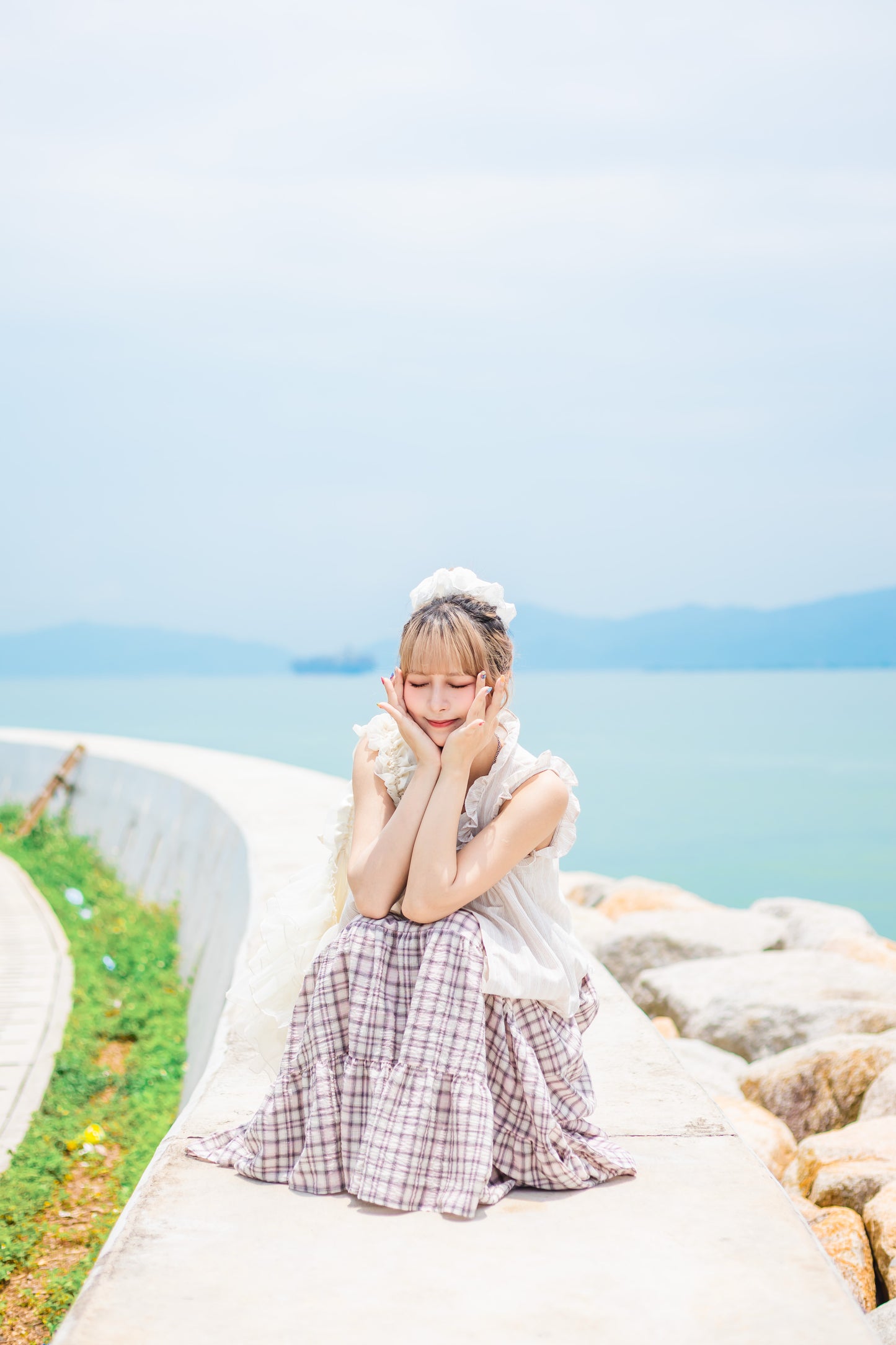 蕾絲拼接日系Ruffle上衣🌸✨