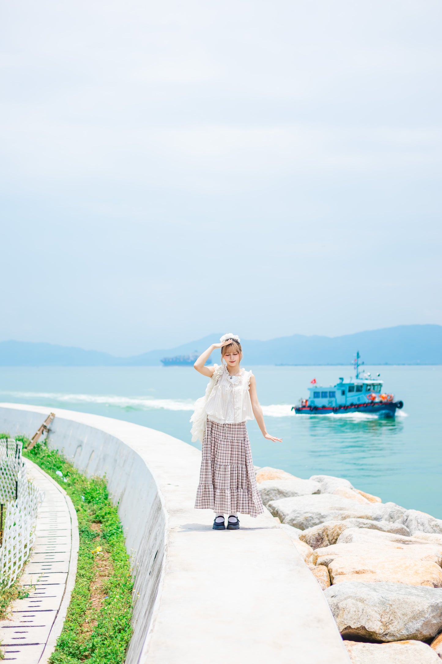 蕾絲拼接日系Ruffle上衣🌸✨