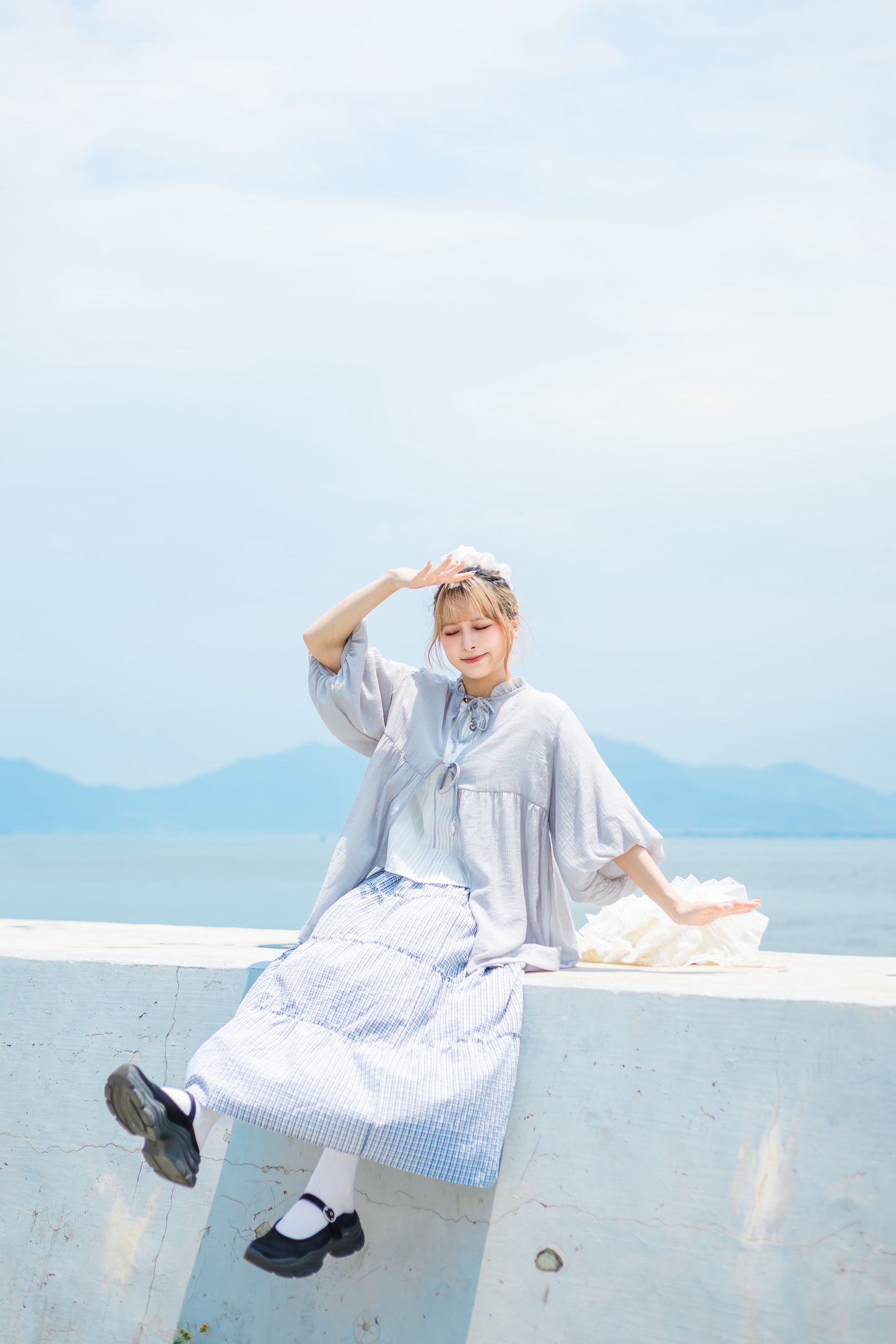 大熱高質款💌日系格仔長裙