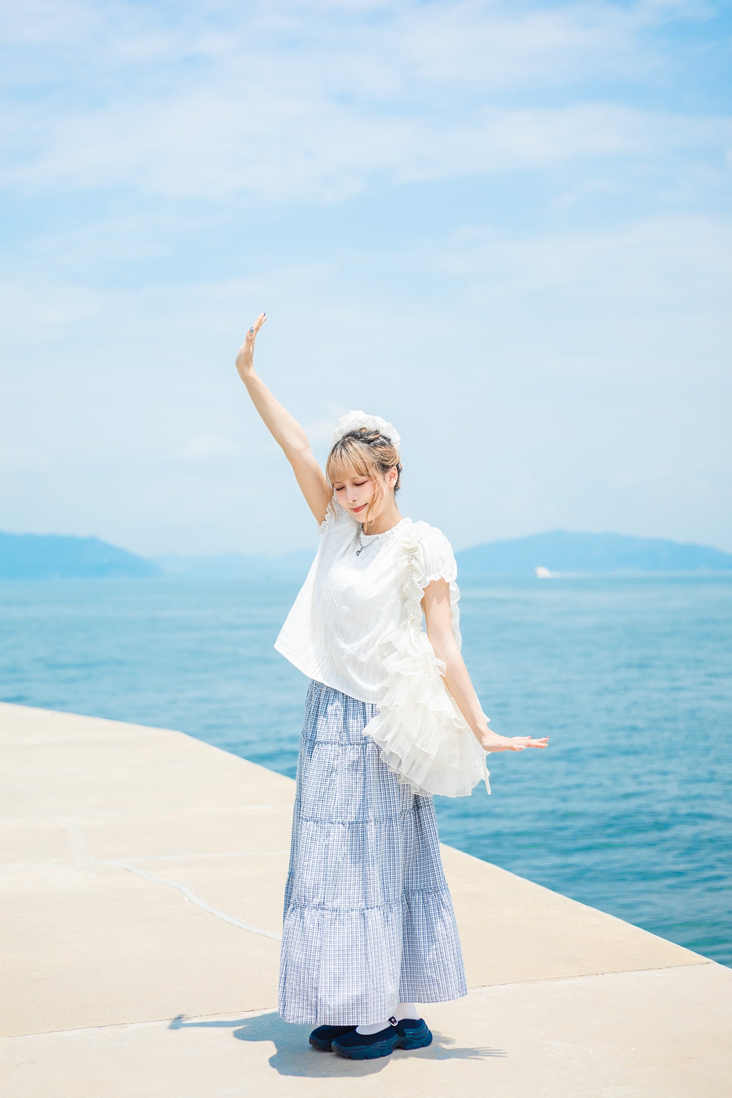 大熱高質款💌日系格仔長裙