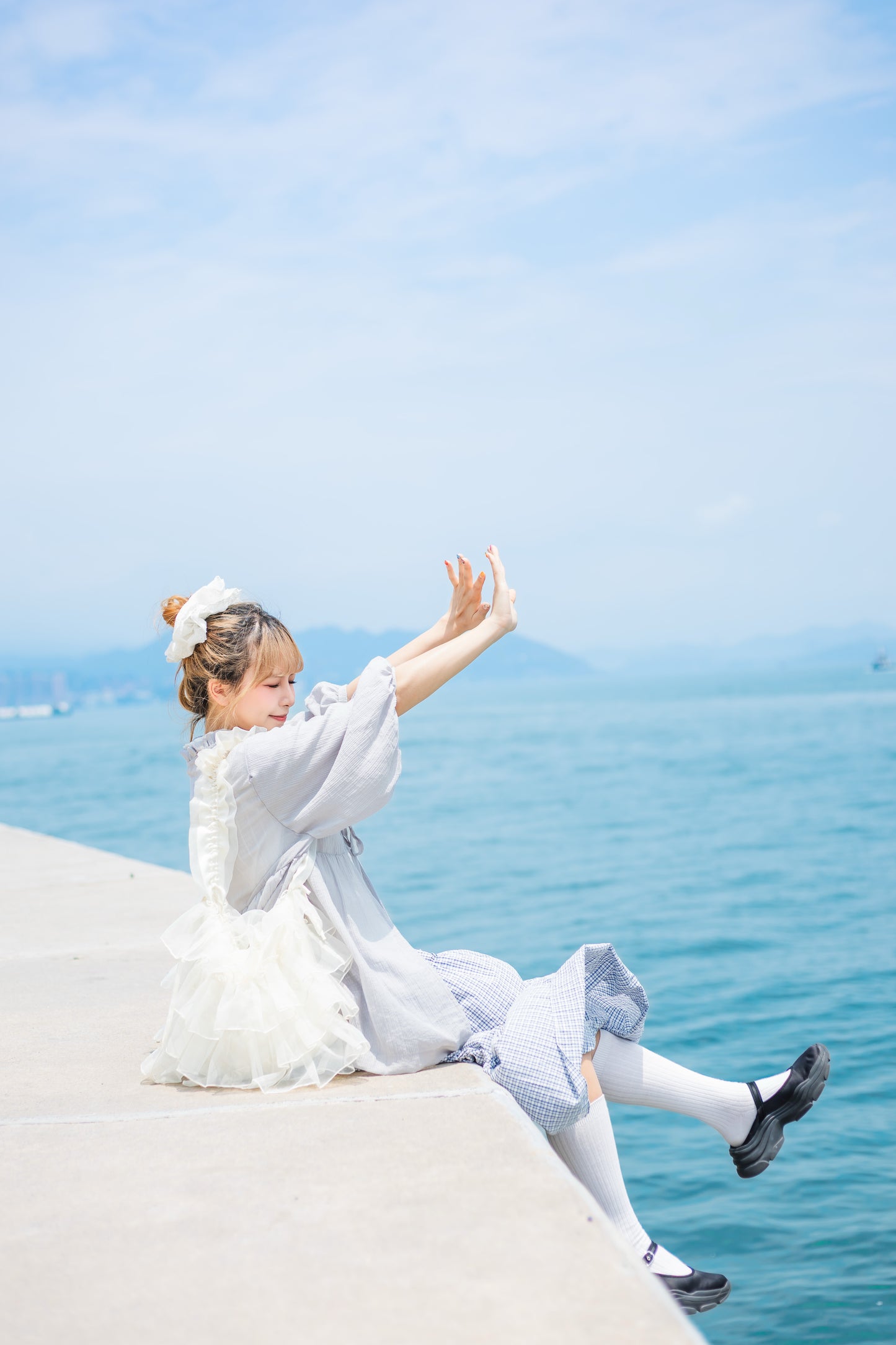 大熱高質款💌日系格仔長裙
