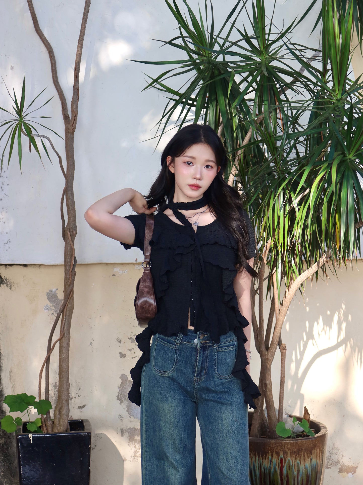 復古喇叭牛仔褲👖💙