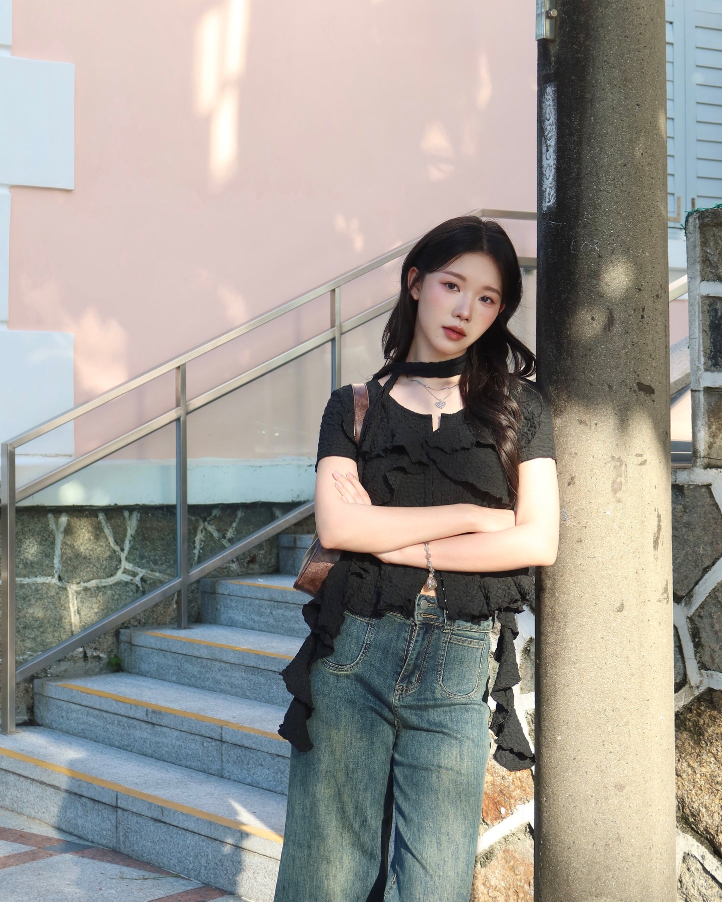 復古喇叭牛仔褲👖💙
