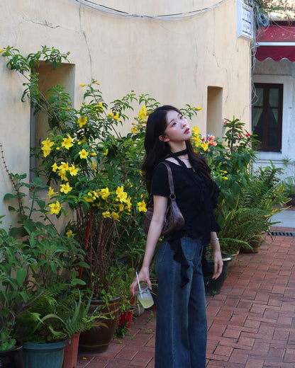 復古喇叭牛仔褲👖💙